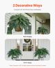 Artificial Boston Ferns Large Plastic Fern 88 Branches Indoor Outdoor Decor