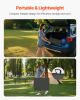 6 Ft Plastic Folding Table Portable Picnic Utility Table Handle Indoor Outdoor