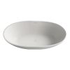 61 in. Solid Surface Freestanding Soaking Bathtub in Matte White