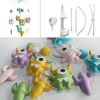 Colorful Cartoon Monster Baby Musical Crib Toys Nursery Room Crib Mobile Halloween Decor