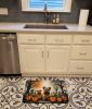 Norfolk Terrier Spooky Halloween Memory Foam Kitchen Mat Machine Washable Anti-Fatigue Mat Cushion Comfort Bath Mat or Kitchen Rug