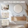 28" Wall Round Mirror with Crystal Clear Reflection, Convenient Hanging Hooks, and Premium Aluminum Alloy Construction, Black