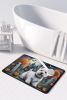 Westie Spooky Halloween Memory Foam Kitchen Mat Machine Washable Anti-Fatigue Mat Cushion Comfort Bath Mat or Kitchen Rug