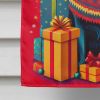 Schipperke Holiday Christmas House Flag Large Porch Sleeve Pole Decorative Outside Yard Banner Artwork Wall Hanging, Polyester, House Size, Multicolor