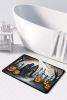 The Grim Reaper Spooky Halloween Memory Foam Kitchen Mat Machine Washable Anti-Fatigue Mat Cushion Comfort Bath Mat or Kitchen Rug