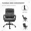 Vinsetto Big & Tall Office Chair. Executive Computer Chair with Adjustable Height, Swivel Wheels, 500lbs, Dark Gray