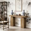 Lobby and living room sofas, rustic style control console
