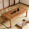 Wooden dining table, kitchen dining table, coffee table, breakfast table, with classic and adaptable (table only)
