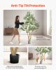 6FT Artificial Olive Tree Tall Fake Plant with Black Pot for Home Office