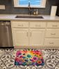 Anemones in Color Memory Foam Kitchen Mat Machine Washable Anti-Fatigue Mat Cushion Comfort Bath Mat or Kitchen Rug