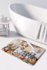 Fox Terrier The Chef Memory Foam Kitchen Mat Machine Washable Anti-Fatigue Mat Cushion Comfort Bath Mat or Kitchen Rug