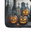 Black Pug Spooky Halloween Memory Foam Kitchen Mat Machine Washable Anti-Fatigue Mat Cushion Comfort Bath Mat or Kitchen Rug