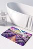 English Lavender in Color Memory Foam Kitchen Mat Machine Washable Anti-Fatigue Mat Cushion Comfort Bath Mat or Kitchen Rug