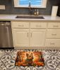 Norwich Terrier Fall Memory Foam Kitchen Mat Machine Washable Anti-Fatigue Mat Cushion Comfort Bath Mat or Kitchen Rug