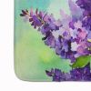 New Hampshire Purple Lilac in Watercolor Memory Foam Kitchen Mat Machine Washable Anti-Fatigue Mat Cushion Comfort Bath Mat or Kitchen Rug
