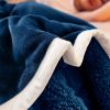 SOGA 2X Navy Blue Throw Blanket & Bed Sofa Comforter