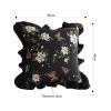 SOGA 2X 45cm Square Vintage Decorative Embroidered Square Throw Pillow