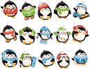 60 Pcs Winter Penguin Cutouts Christmas Snowman Snowflake Cutouts for Bulletin Board Classroom Decoration School Classroom Supplies for Birthday Party