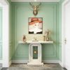 Console Table, Modern Sofa Entryway Table with Gold Decor