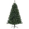 6ft Artificial Christmas Tree, Xmas Tree with 1000 Branch Tips, Auto Open, Holiday DÃ©cor with Steel Base for Home Office, Green