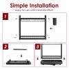 2-Tier Stainless Steel Dish Racks, Dish Drainer for Kitchen Counter, Black