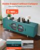 VEVOR TV Stand for TVs up to 75 in Modern Entertainment Center with Glass Doors