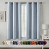 Light Blue Blackout Curtains for Bedroom Living Room 63 Inches Long 2 Panels