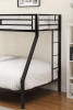 Limbra Sandy Black Finish Twin XL/Queen Bunk Bed
