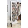 26-Section OTD Polycotton 13 Tiers Shoe Shelves - Espresso - 6" x 22" x 63"
