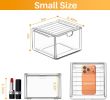 6 Pack Small Stackable Stroage Drawers, Acrylic Bathroom Makeup Organizer, Plastic Storage Bins For Vanity, Undersink, Kitchen Cabinets, Pantry