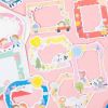 50 Pcs Cartoon Paper Picture Frame Stickers Baby Growth Record Booklet Decor DIY Journal Album Sticker Scrapbooking Supplies