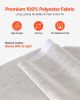 Panel Track Blinds Extendable Track from 45.8 in to 86 in W Trimmable Light Gray