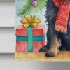 Black Cairn Terrier Christmas Reindeer House Flag Large Porch Sleeve Pole Decorative Outside Yard Banner Artwork Wall Hanging, Polyester, House Size,