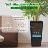 Pack of 2 Square Planter for Garden 22-Inch High Faux Rattan Design Flower Pot with Automatic Watering System for Porch, Patio, Backyard