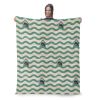 Jaws psychedelic Sea Silk Touch Throw Blanket 40x50 inches