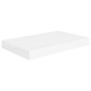 Floating Wall Shelf White 15.7"x9.1"x1.5" MDF