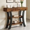 105 Cm Console Table Sofa Entrance Table with Shelf Storage Hall Table Living Room Decorative Furniture