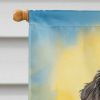 Newfoundland Happy Birthday House Flag Large Porch Sleeve Pole Decorative Outside Yard Banner Artwork Wall Hanging, Polyester, House Size, Multicolor