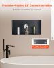 Shower Niche 13 x 25 x 4 inch Frameless Recessed Shelf Stainless Steel