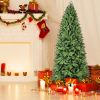 7.5FT Christmas Tree with 1599 PE+PVC Tips Ã¢â‚¬â€œ Full-Bodied Holiday Tree with Hinged Branches, Easy Assembly, Stable Metal Stand