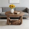 Coffee table, circular center table, sofa table with storage space