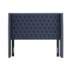 Upholstery Headboard Navy Queen
