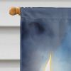 Basset Hound Happy Birthday House Flag Large Porch Sleeve Pole Decorative Outside Yard Banner Artwork Wall Hanging, Polyester, House Size, Multicolor
