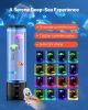 VEVOR Sensory Bubble Tube Lamp 16 Remote-controlled Color Water Fish Lamp
