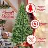 7.5FT Classic Christmas Tree with 2155 PE+PVC Tips Ã¢â‚¬â€œ Realistic Hinged Branches, Easy Assembly, Stable Metal Stand