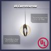 1-Light Matte Antique Bronze Chandelier(Bulb Not Included)