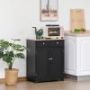 2-Door Sideboard Buffet Cabinet, Kitchen Cabinet, Coffee Bar Cabinet with Adjustable Shelf & 2 Drawers for Dining Room, Hallway, Black