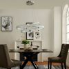 Crystal Elegance Chandelier Integrated LED, Dimmable, 3 Rings