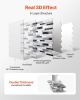10Pcs Peel and Stick Backsplash 12x12x0.78 in Self-Adhesive Wall Tile Stone-Look