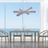Crystal Elegance Chandelier Integrated LED, Dimmable, 3 Ovals